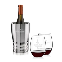 The Genoa Wine Cooler & Wine Glass Set brings a sleek,... from ASI 84592 St...
