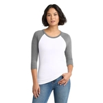 District Women's Perfect Tri 3/4-Sleeve Raglan.