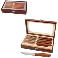 Niagara Cutlery™ Rosewood 6-Piece Steak Knife Set... from ASI 89320 Starline...