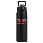 Fountain-XVIII - 22 Oz Dual Lid Water Bottle (Double Walled)