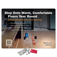 14"x19"x1/4" - Heavy Duty Fabric Counter Mat - Made in the... from ASI 49716...