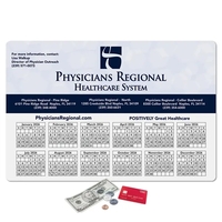12" x 18" x 1/4" - Heavy Duty Fabric Calendar Counter... from ASI 49716...