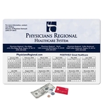 Heavy Duty Fabric Calendar Counter Mat - 12" x 18" x 1/4"