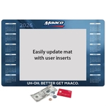 Heavy Duty Window Calendar Counter Mat-11"x17"x1/8"