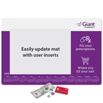 Ultra Thin Window Calendar Counter Mat-12" x 18" x .015"