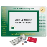 10" x 15" x .020" - Ultra Thin Window Calendar Counter... from ASI 49716...