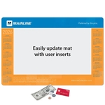 Ultra Thin Window Calendar Counter Mat-12" x 18" x .020"