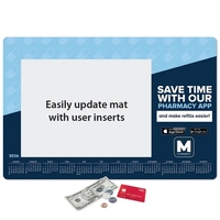 12"x18"x1/16" - Heavy Duty Window Calendar Counter Mat -Made in the... from...