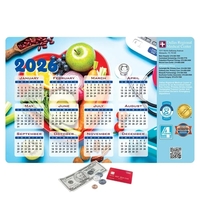 12" x 18" x 1/8" - Heavy Duty Calendar Counter Mat... from ASI 49716 Digispec...