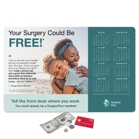 11" x 17" x 1/16" - Heavy Duty Calendar Counter Mat... from ASI 49716...