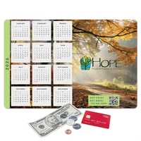 10" x 15" x .015" - Ultra Thin removable/repositionable Calendar Counter......