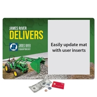 12" x 18" x .015" - Ultra Thin Window Counter Mat... from ASI 49716 Digispec...