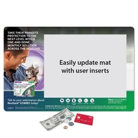 11" x 17" x .015" - Ultra Thin Window Counter Mat... from ASI 49716 Digispec...