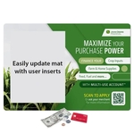 Ultra Thin Window Counter Mat-13" x 19" x .015"