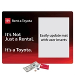 Ultra Thin Window Counter Mat-14" x 19" x .015"