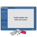 Ultra Thin Window Counter Mat-10" x 15" x .020"