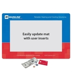 Ultra Thin Window Counter Mat-12" x 18" x .020"