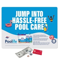 14" x 19" x .015" - Ultra Thin removable/repositionable Counter Mat... from...