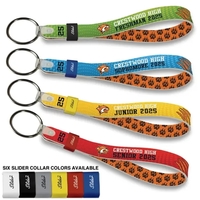 Key tag - wristband loop with slider- full color. Made in... from ASI 80210...