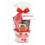 Valentine Cocoa & Cookie Basket
