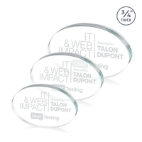 The Baldus Oval award is made from Starfire Crystal and available... from ASI...