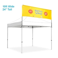 Tent banners attach to any pop-up tent to add advertising area... from ASI...
