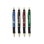 Barton Click Pen - Gold Accents