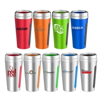 Silicone and Color Stainless Steel Tumbler... from ASI 31517 Admart Products