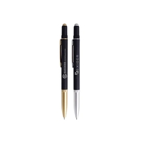 Metal stylus pen with twist action and a built-in compact tool... from ASI...