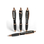 Squared Basset Satin Soft Touch Gel Performance Pen™ (Rose G