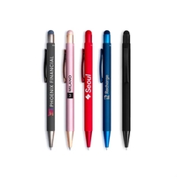 Crafted from recycled aluminum soft satin gel ink click pen.... from ASI...