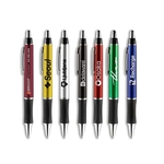 Barton Click Pen - Silver Accents