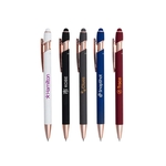 Lexi Stylus Satin Soft Touch Gel Click Pen - Rose Gold (Recy
