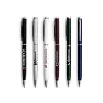 Slim Twist Metal Pen (Silver)