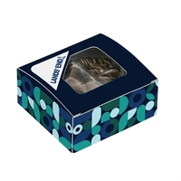 Box of milk chocolate pretzels with white chocolate drizzle... from ASI 71685...