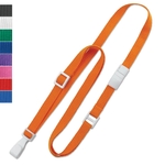 3/8" Adjustable Breakaway Lanyards w/ No-Twist Plastic Hook