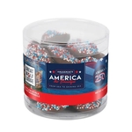 America 250-Round Acetate-Patriotic Milk Chocolate Nonpareil