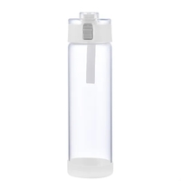 22 oz glass bottle Single wall with locking lid Silicone carry... from ASI...