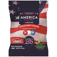 2 oz. ECO-Digibag,Compostable & Full Color, America 250 M&Ms