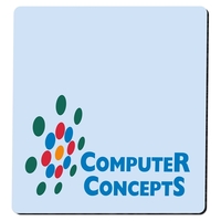 Sublimated soft rectangle coaster measuring 3 1/2" x 3 3/4" or... from ASI...