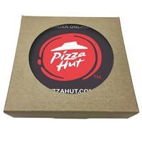 Set of 2 Square Absorbent Stone Coasters w/ Natural Kraft