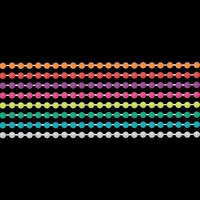 33" 7.5 mm glow in the dark beads. Blank only, no... from ASI 98360 WOWLine /...