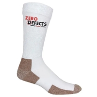 Steel toe boot socks with full cushion foot and leg, moisture... from ASI...