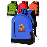 12.5" x 15.75" two-tone travel backpack.... from ASI 39552 BEL Promo