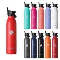Swig® 20 oz. Matte Bottle with Flip and Sip Lid, Laser,... from ASI 30270...