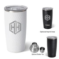 22 ounce insulated stainless steel Swig Life(TM) stemless golf tumbler...