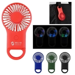 Rechargeable Handheld Fan With Carabiner