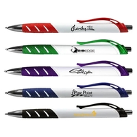 White Allure Grip Pen... from ASI 30270 Aakron Line