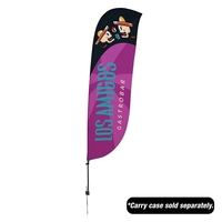 10.5' Value Feather Sail Sign Kit Single-Sided w/ Spike Base