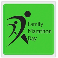 2"H x 2"W reflective square for applying to clothing or other... from ASI...